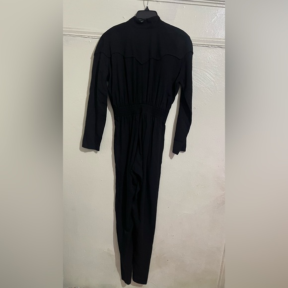 The Icing Vintage Black Jumpsuit with Gold Accent - Picture 4 of 13